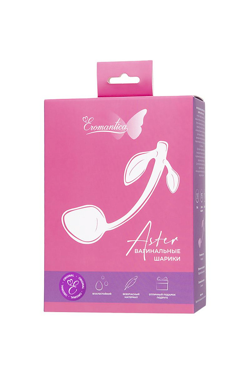 Розовый вагинальный шарик Aster Eromantica