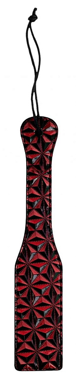 Бордовая шлепалка Luxury Paddle - 31,5 см. - искусственная кожа