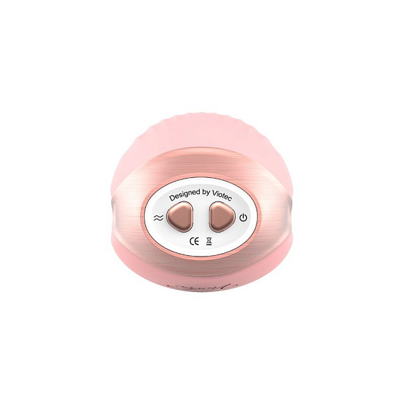 Розовый вибростимулятор с вакуумной стимуляцией Cherubic - фото 6