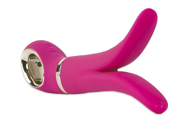 Ярко-розовый анатомический вибромассажер Fun Toys Gvibe 2 - 18 см. - фото 6