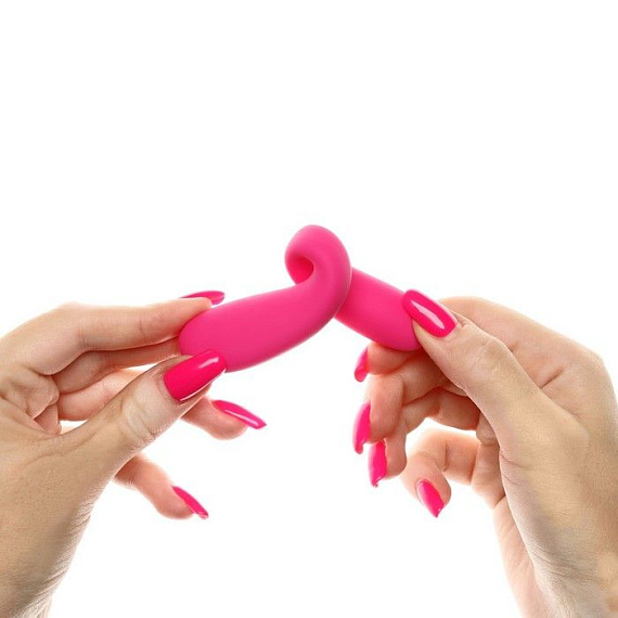 Розовый стимулятор для пар с вибропулей - фото 9