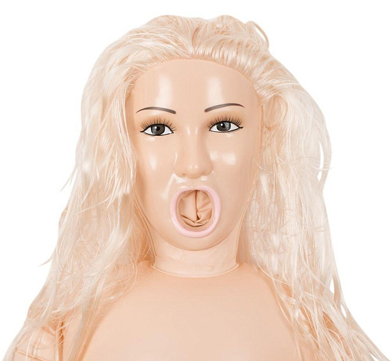 Надувная секс-кукла Cum Swallowing с вибрацией от Intimcat