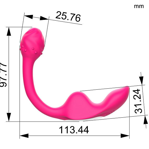 Розовый многофункциональный стимулятор для женщин - фото 7
