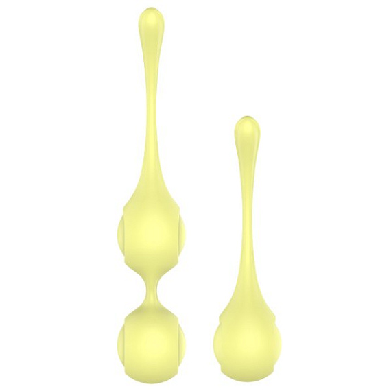 Набор желтых вагинальных шариков Lemon Squeeze от Intimcat