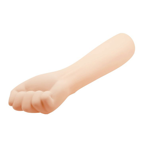 Телесный стимулятор в виде руки со сжатыми в кулак пальцами - 36 см. Baile