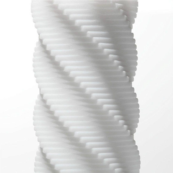 Белый 3D мастурбатор SPIRAL от Intimcat