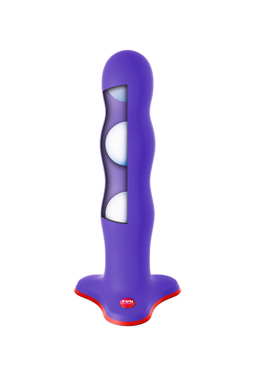Фиолетовый фаллоимитатор Stubs Bouncer - 18,5 см. от Intimcat