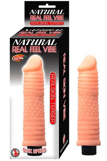 Вибромассажер Natural Real Feel Vibe Real Skin 3 - 15,2 см.