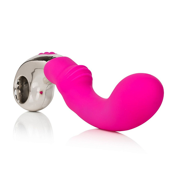 Розовый вибратор Embrace G-wand - 21 см. - фото 5