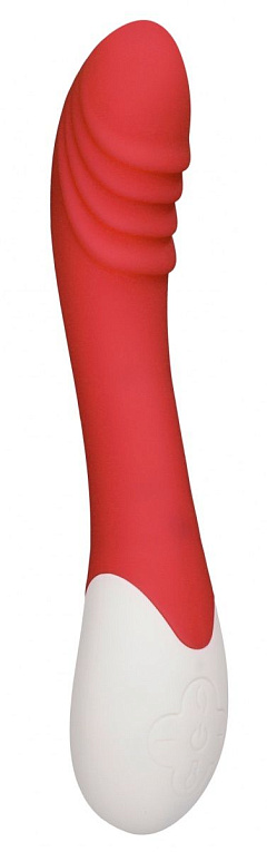 Красный вибратор Frenzy с функцией нагрева - 20,8 см. от Intimcat