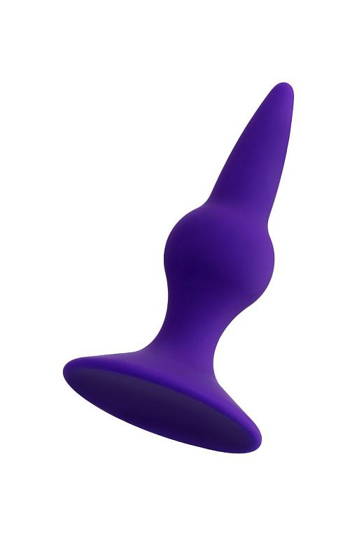 Фиолетовая анальная втулка Klapsy - 10,5 см. - силикон