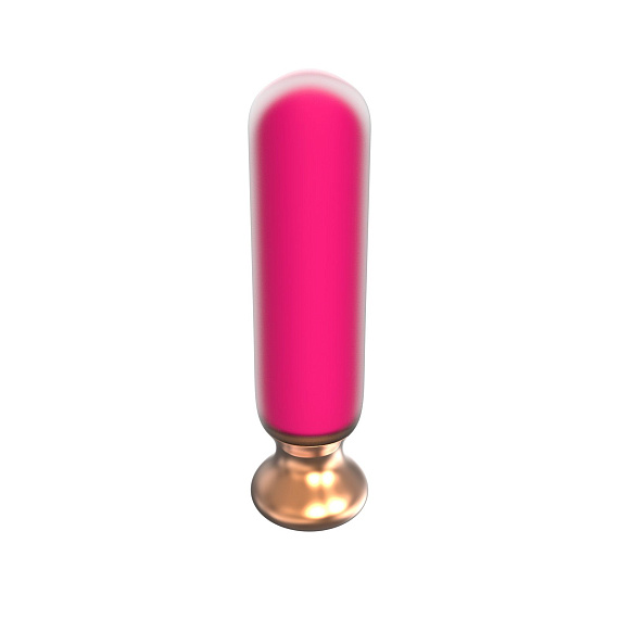 Розовый перезаряжаемый мини-вибратор - 12 см. - фото 8
