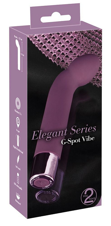 Фиолетовый G-стимулятор с вибрацией G-Spot Vibe - 16 см. - фото 6