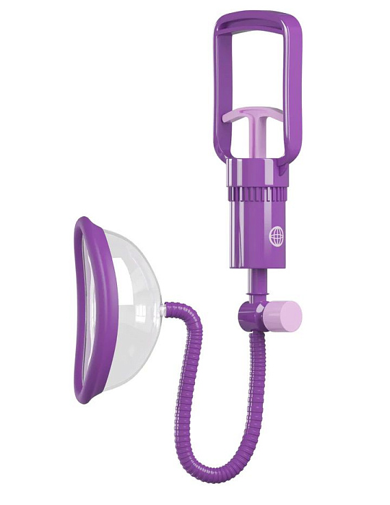 Фиолетовая клиторальная помпа Pleasure Pump - фото 5