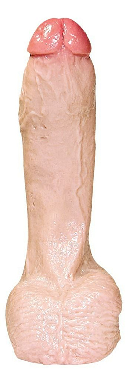 Фаллоимитатор Realistixxx Giant с розовой головкой - 27,5 см. - поливинилхлорид (ПВХ, PVC)