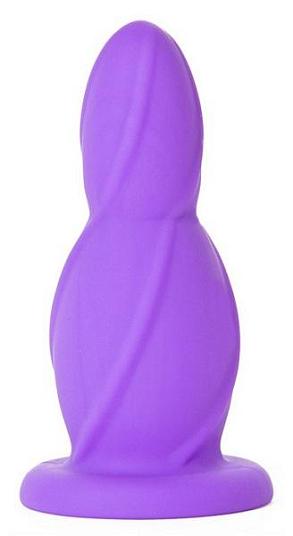 Большая фиолетовая анальная втулка Big Buttplug - 13,3 см.