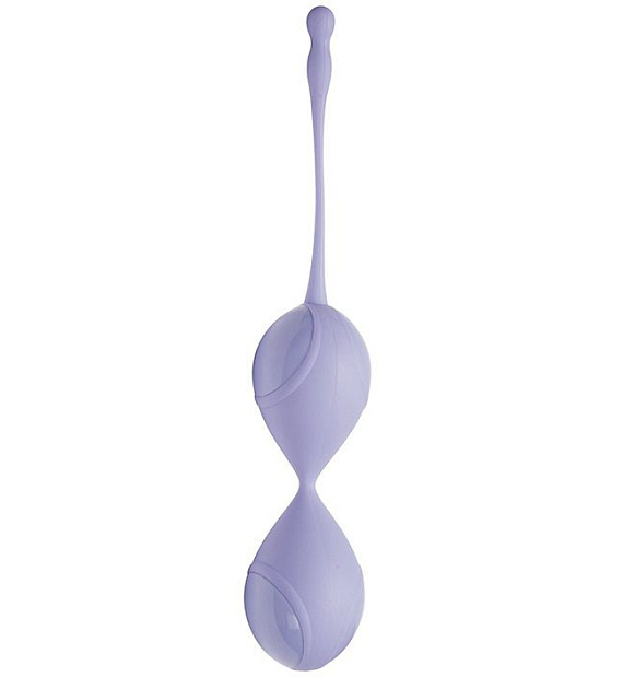 Сиреневые вагинальные шарики FASCINATE из серии VIBE THERAPY - силикон