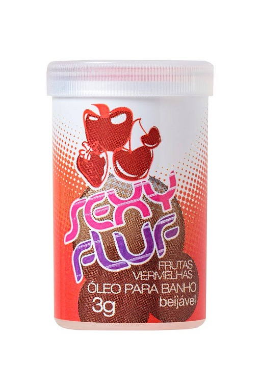 Масло для ванны и массажа SEXY FLUF с фруктовым ароматом - 2 капсулы (3 гр.) - 