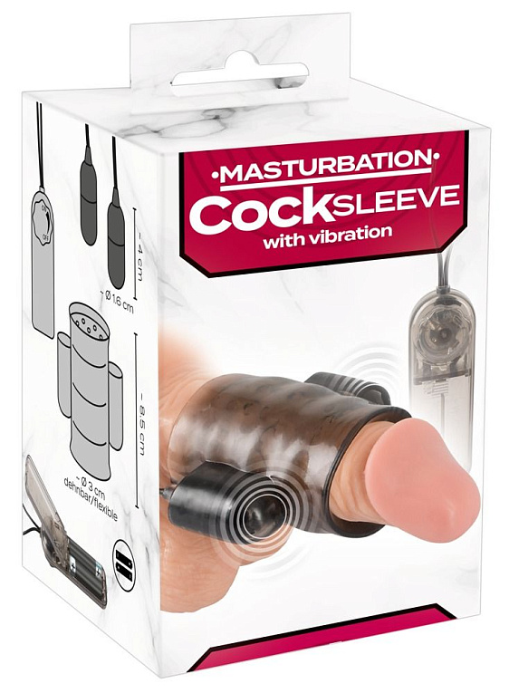 Насадка на пенис для мастурбации Cock Sleeve - термопластичный эластомер (TPE)