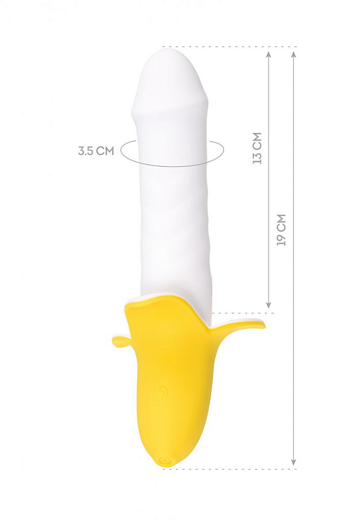 Пульсатор в форме банана B-nana - 19 см. - фото 9