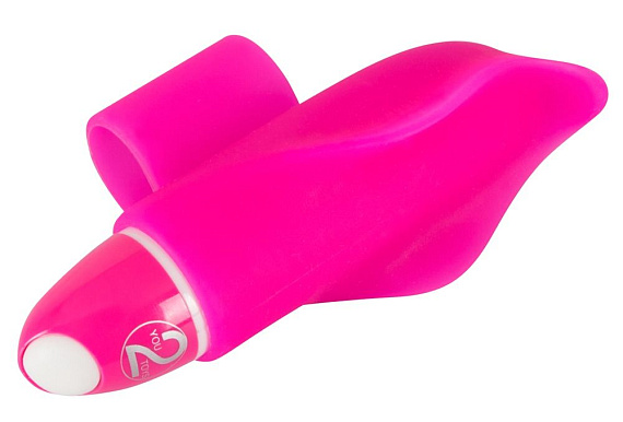 Розовая насадка на палец с вибрацией Little Dolphin от Intimcat