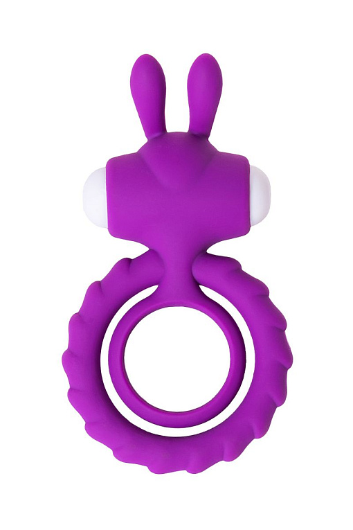 Фиолетовое эрекционное кольцо на пенис JOS  GOOD BUNNY - силикон