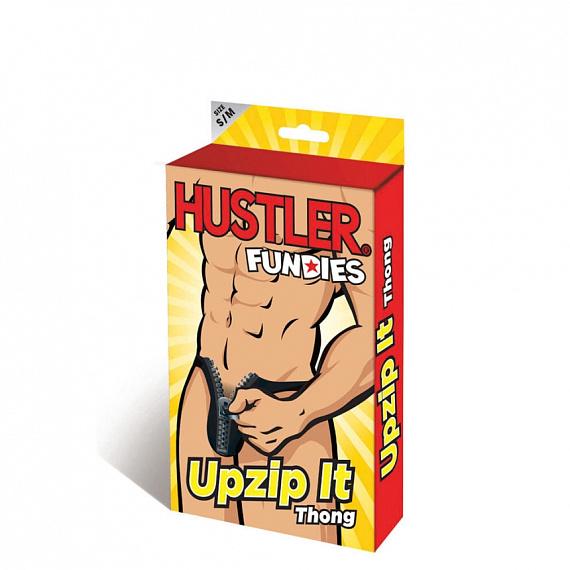 Мужские трусы танга с молнией  Hustler Fundies - 100% нейлон