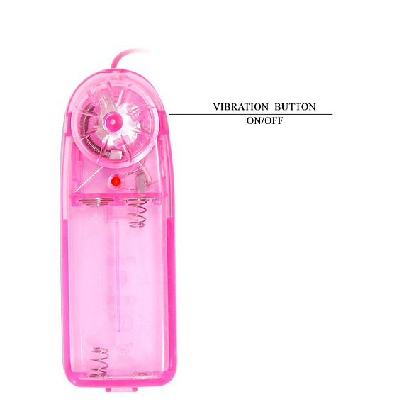 Розовое виброяйцо с выносным пультом - фото 7