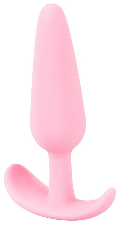 Розовая анальная втулка Mini Butt Plug - 8,4 см. Orion