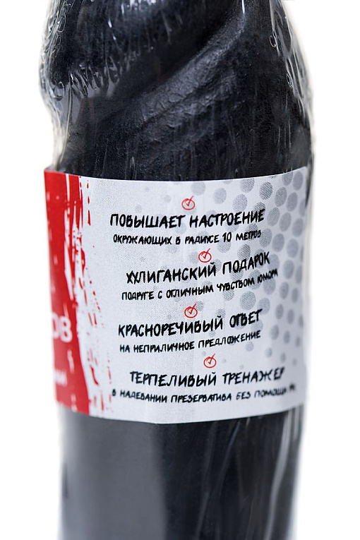 Мыло-сувенир  Пенис  черного цвета - фото 7