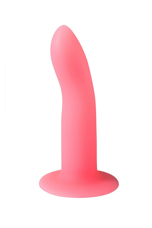 Розовый, светящийся в темноте стимулятор Light Keeper - 13,3 см. - фото 5