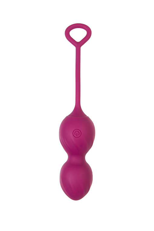 Бордовые вагинальные шарики Moussy с вибрацией и пультом ДУ от Intimcat