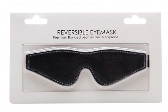 Чёрно-белая двусторонняя маска на глаза Reversible Eyemask Shots Media BV