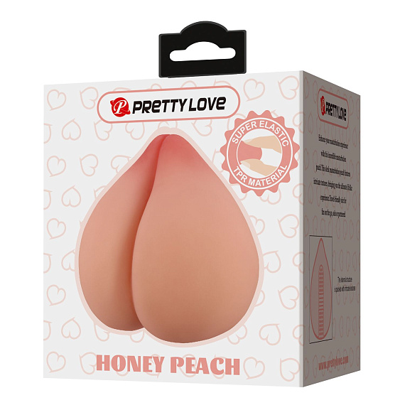 Телесный мастурбатор Honey Peach - фото 5