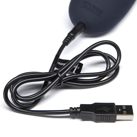 Клиторальный стимулятор Delicious Tingles USB Rechargeable Clitoral Vibrator Fifty Shades of Grey