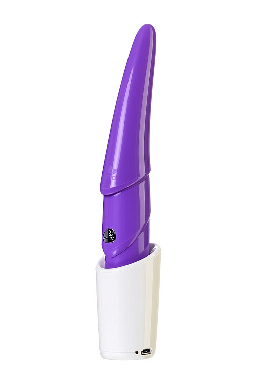 Фиолетовый стимулятор клитора с ротацией Zumio S - фото 9