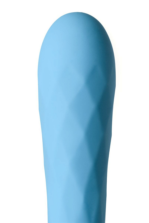 Голубой мини-вибратор S-HANDE MINI 3 с рельефом - 11,8 см. - фото 10