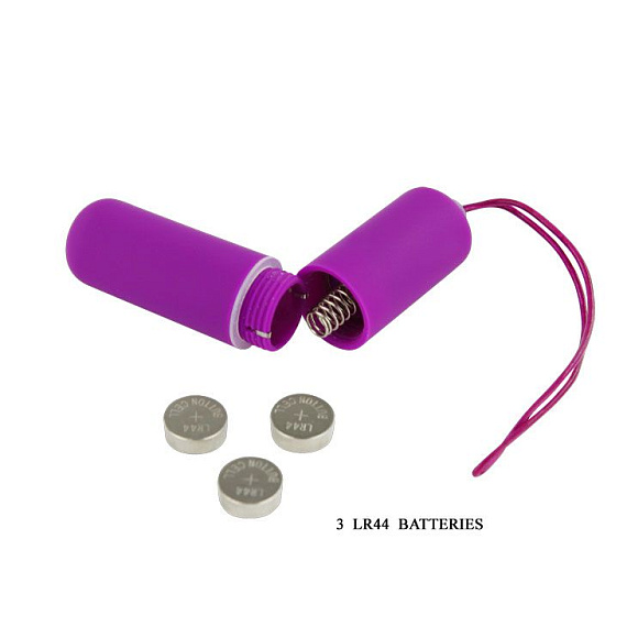 Фиолетовый мини-вибратор на дистанционном управлении с силиконовой насадкой - 9,5 см. - фото 8