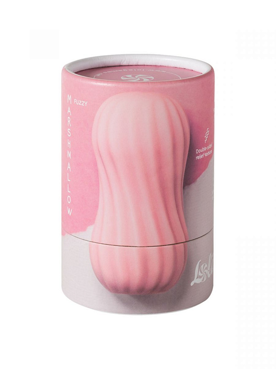 Розовый мастурбатор Fuzzy - термопластичный эластомер (TPE)