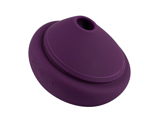 Фиолетовый вакуум-волновой вибратор в форме капкейка от Intimcat