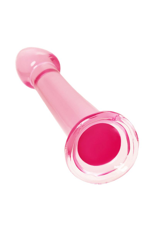 Розовый нереалистичный фаллоимитатор Jelly Dildo L - 20 см. от Intimcat