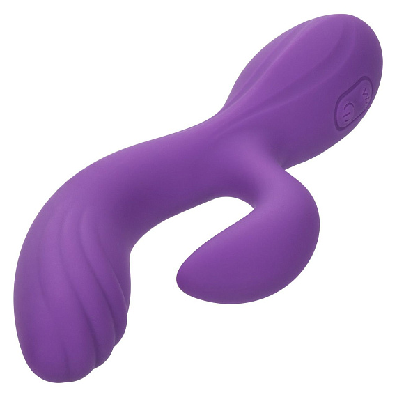 Фиолетовый вибромассажер-кролик Stella Liquid Silicone “C” Curve - 19 см. - фото 10