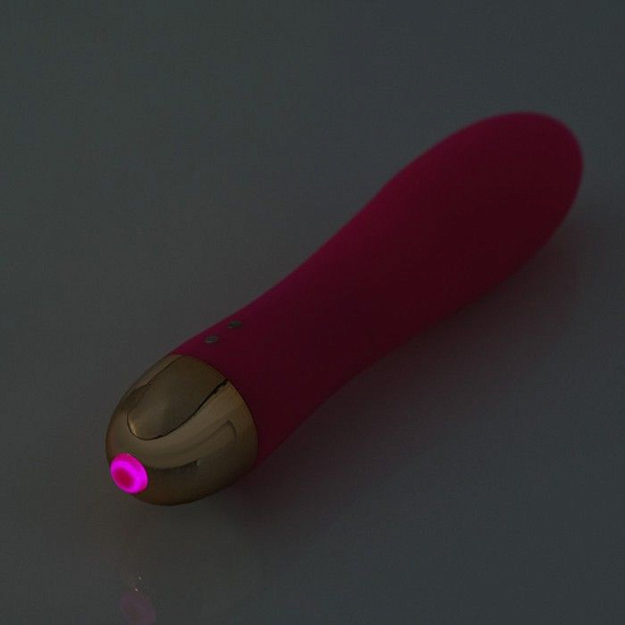 Розовый гладкий вибратор Massage Wand - 14 см. Сима-Ленд