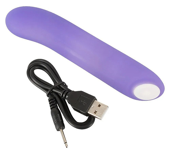 Фиолетовый мини-вибратор Flashing Mini Vibe - 15,2 см. - фото 6
