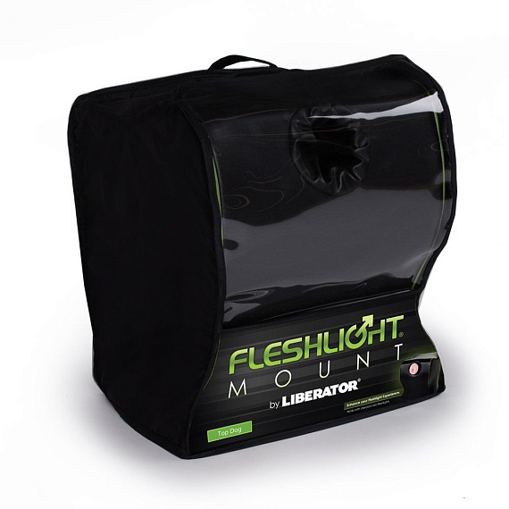 Чёрная подушка для фиксации мастурбаторов от Fleslight - Liberator Retail Fleshlight Top Dog - тканевая основа