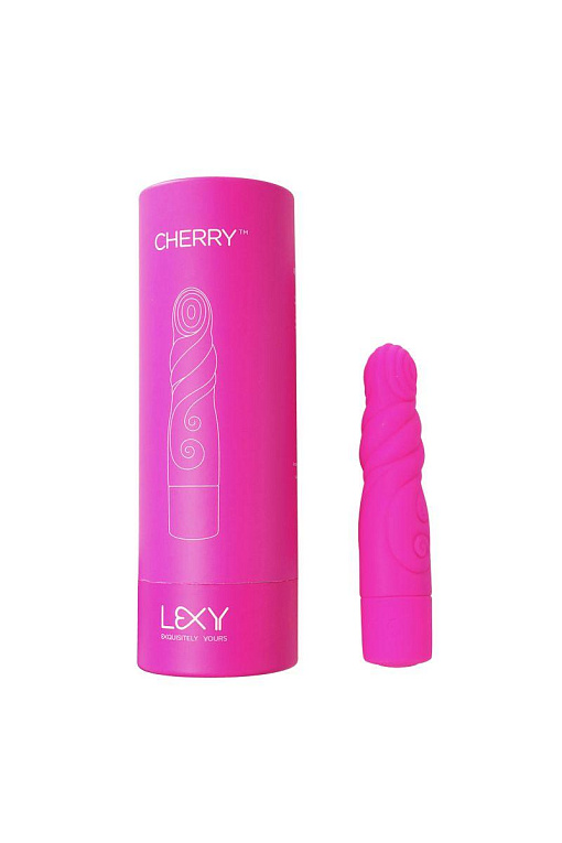 Розовый вибратор Cherry - 15,5 см. - силикон