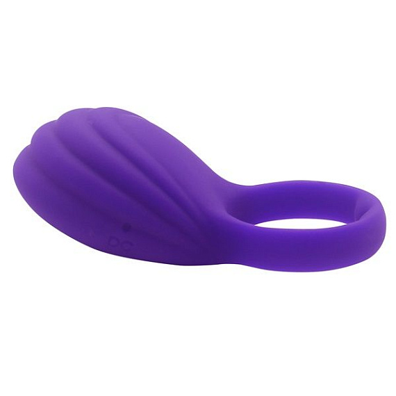 Фиолетовое виброкольцо на пенис Ripple - силикон