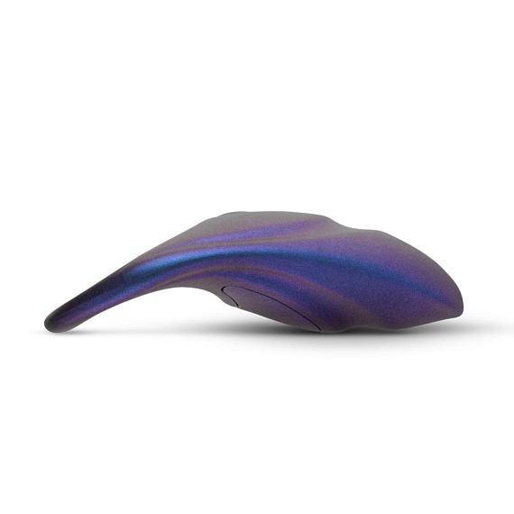 Фиолетовое эрекционное виброкольцо Neptune с пультом - анодированный пластик, силикон