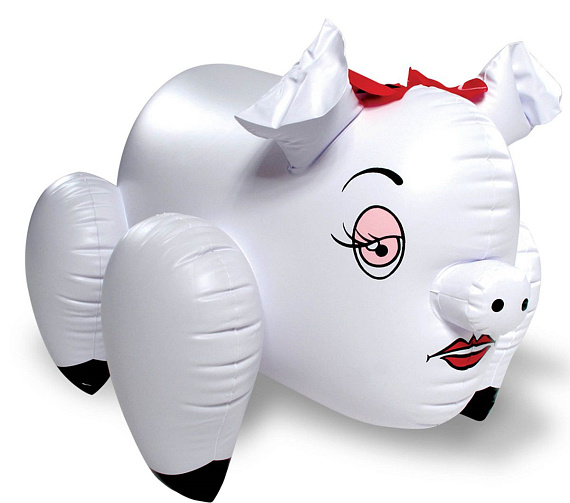 Эротическая надувная свинка Erotic Love Piggie Blow-Up - поливинилхлорид (ПВХ, PVC)