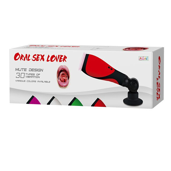 Фиолетовый вибромастурбатор Oral Sex Lover - фото 5